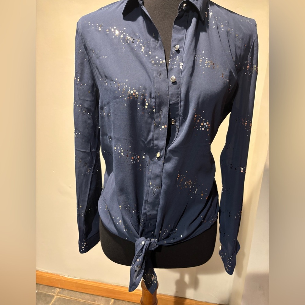 Navy Blue Women's Top